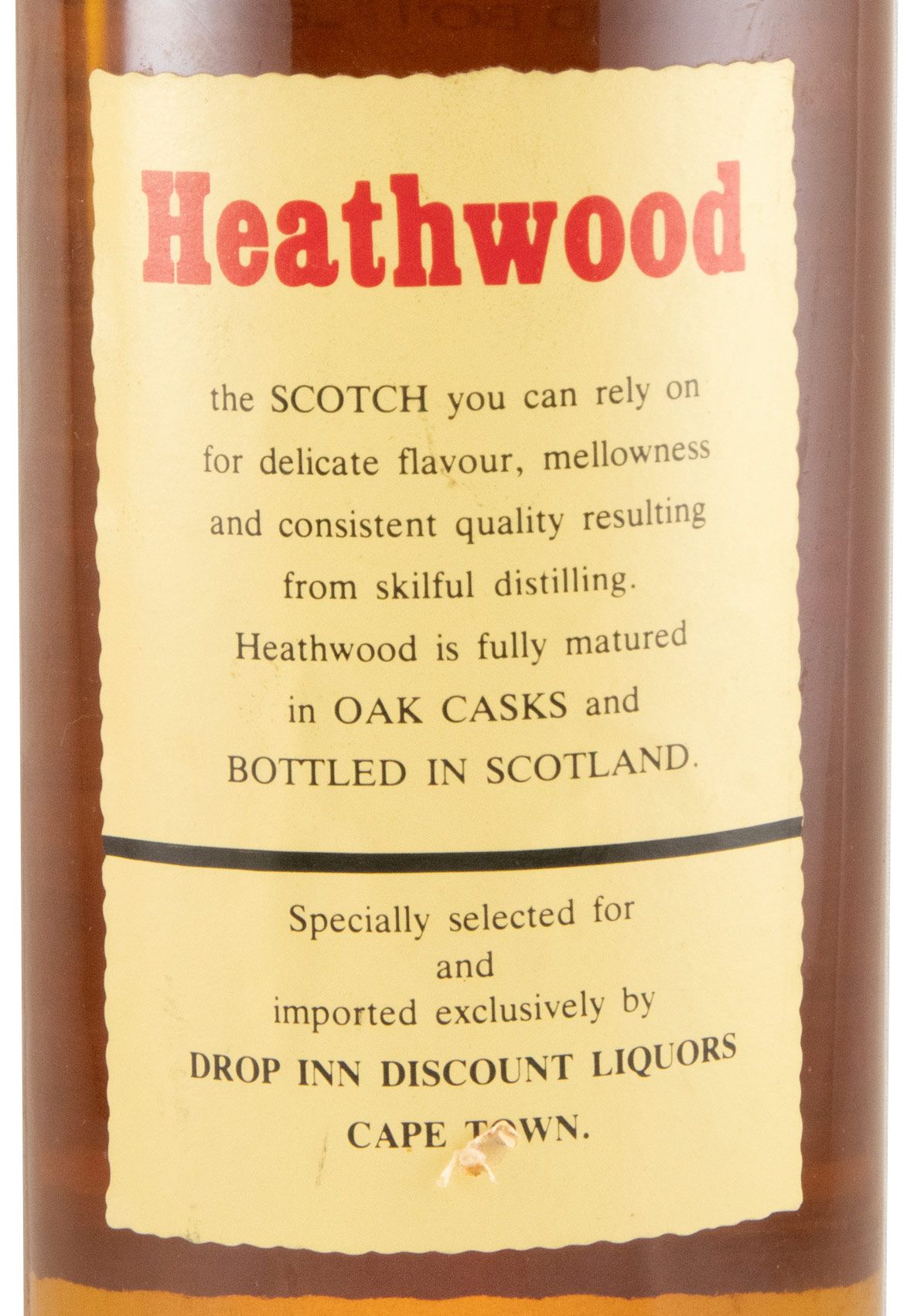 Heathwood Old Scotch 75cl