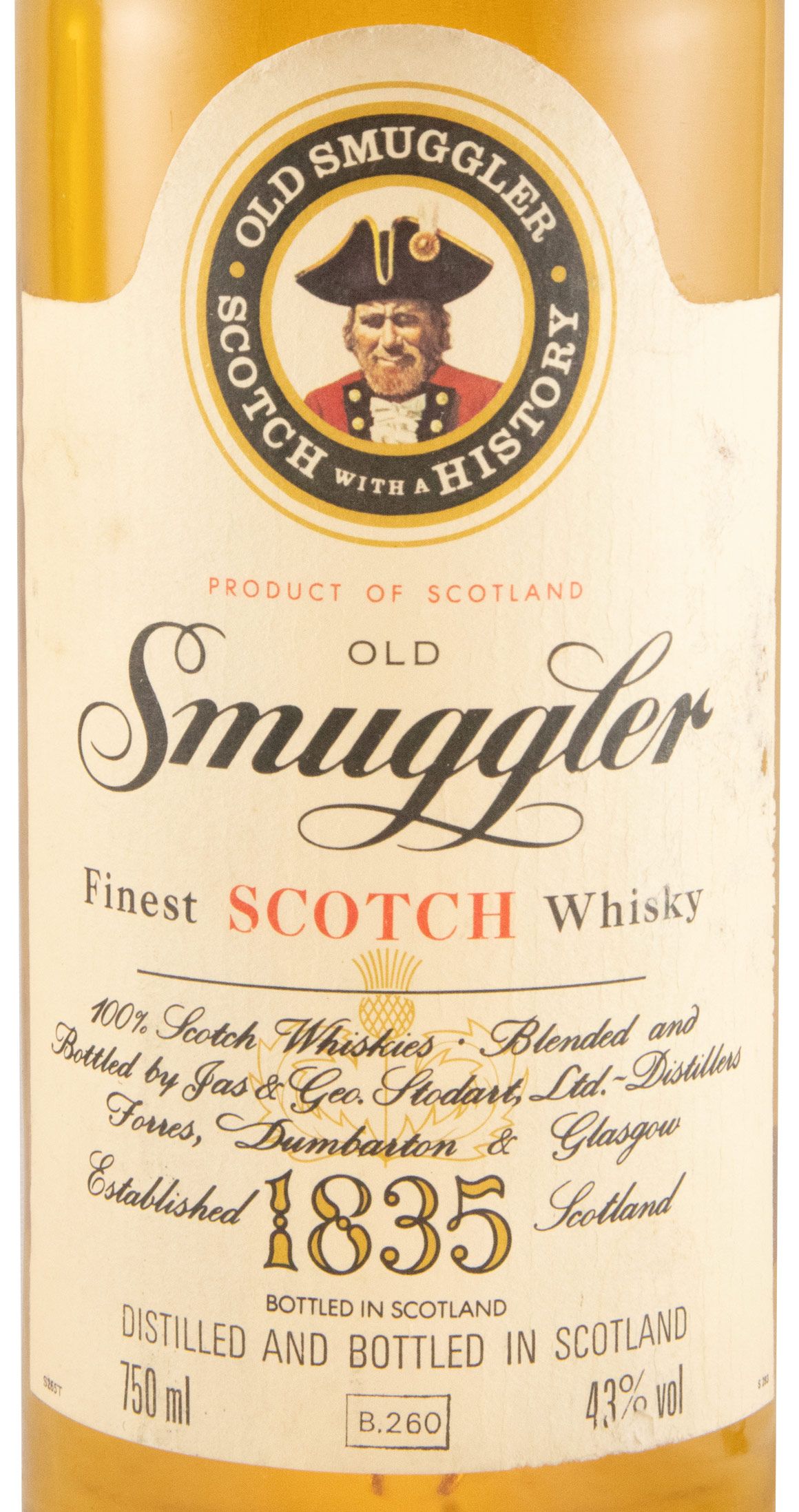 Old Smuggler Finest (rolha de cortiça) 75cl