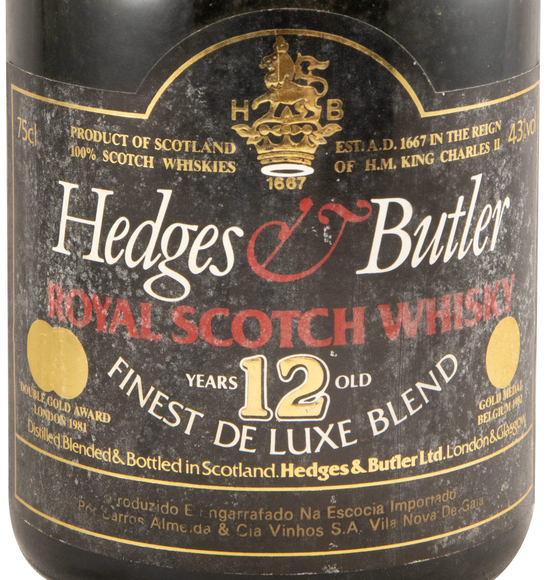 Hedges & Butler Royal 12 anos (garrafa baixa) 75cl