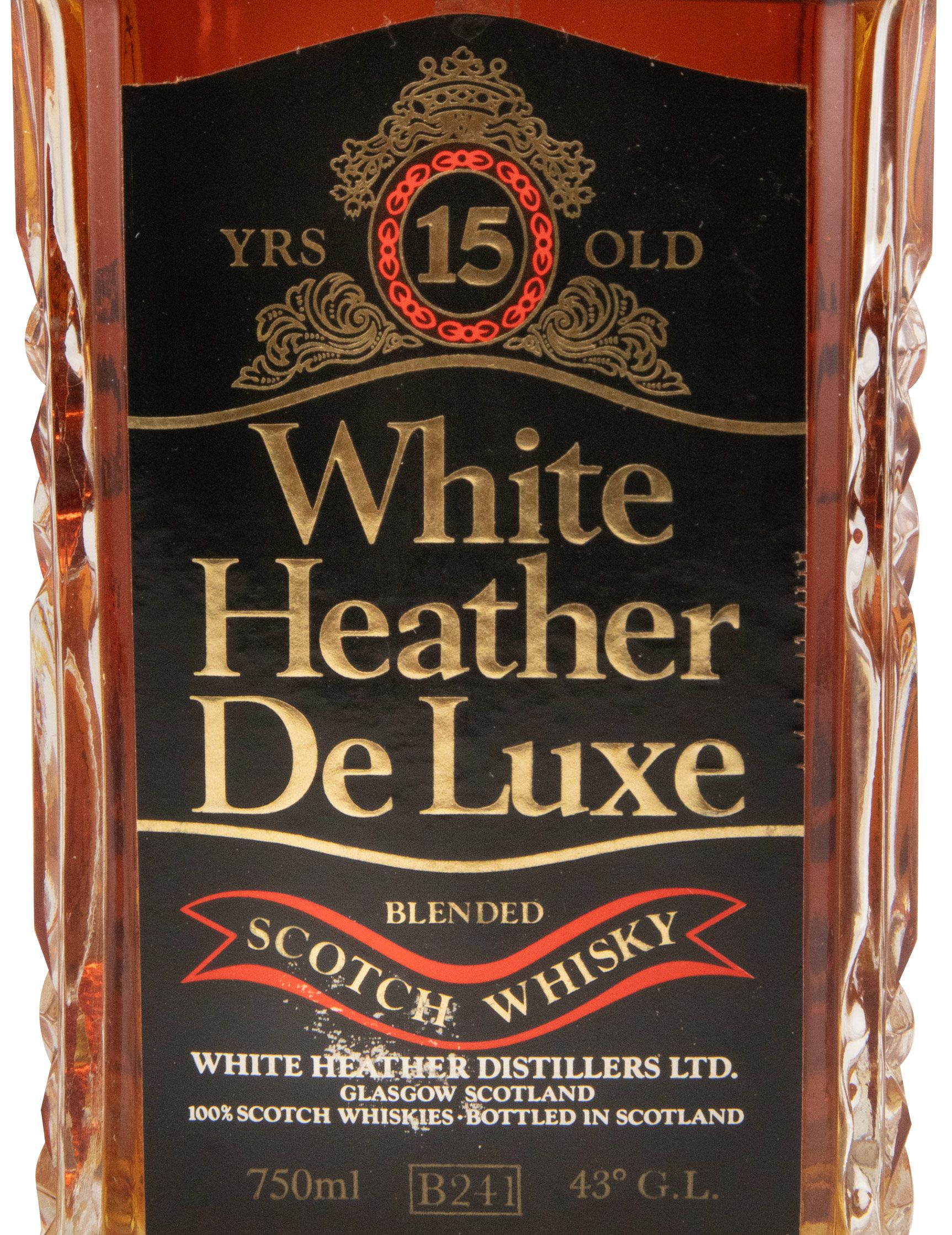White Heather De Luxe 15 anos (garrafa decanter) 75cl