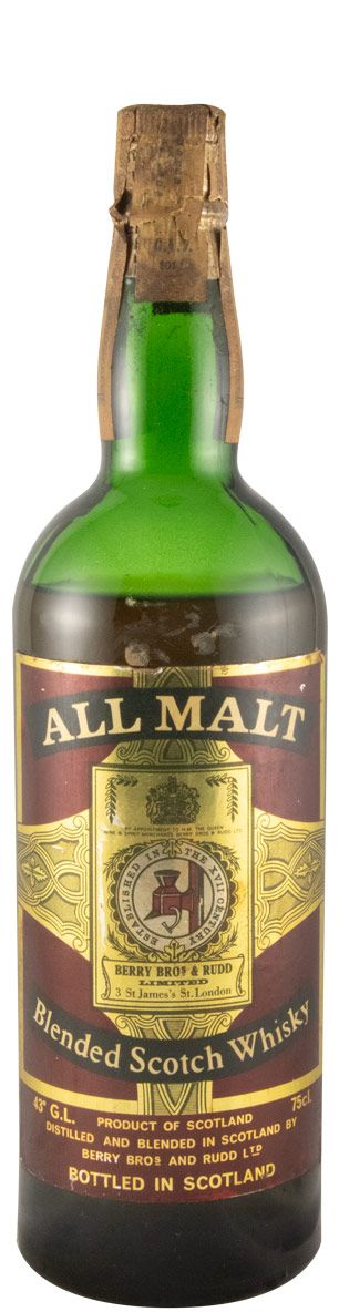 Berry's All Malt Blended Scotch (nível baixo) 75cl