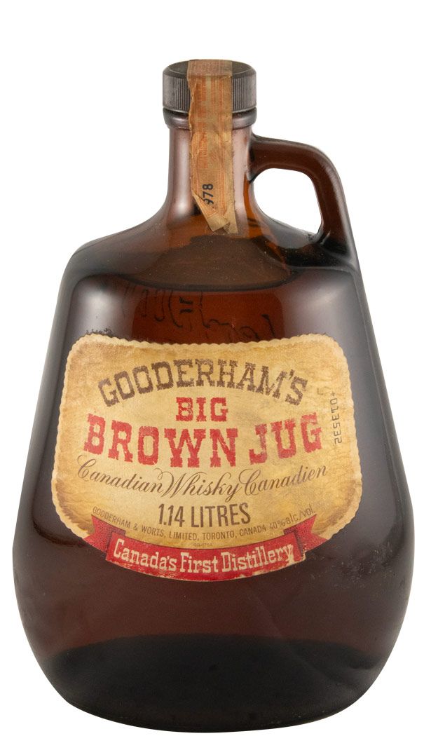 1978 Gooderham's & Worts Big Brown Jug 1,14L
