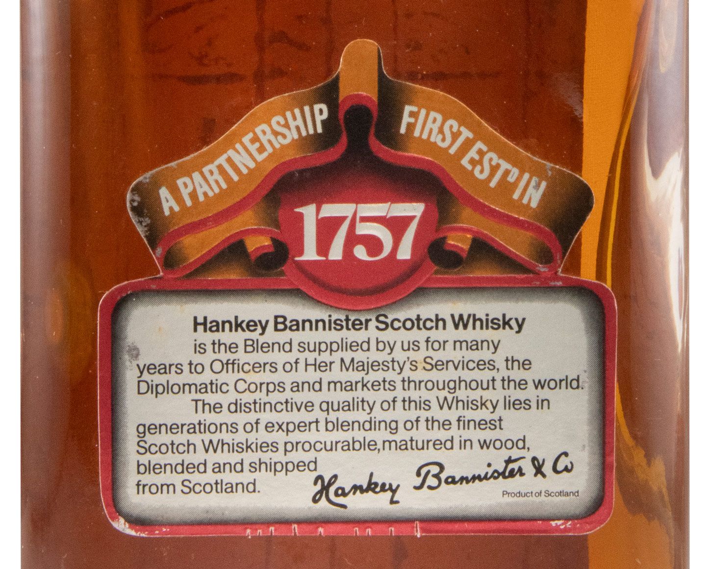 Hankey Bannister 12 anos (garrafa quadrada) 75cl