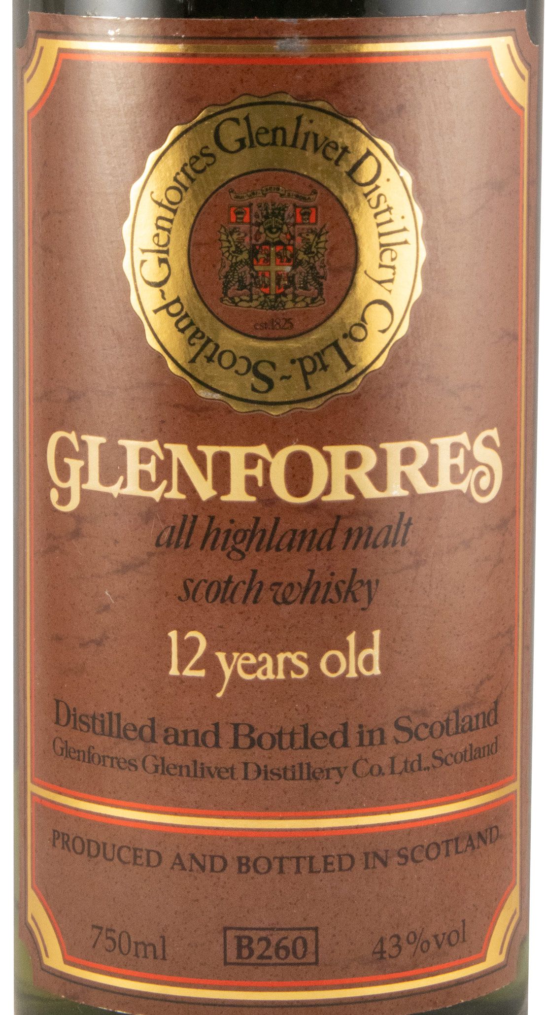 Glenforres 12 anos 75cl