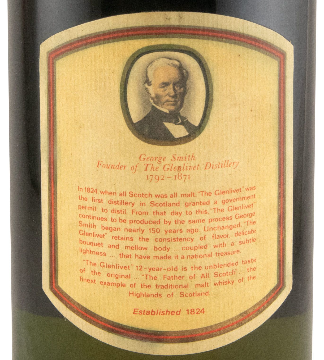 Glenlivet 12 anos (rótulo antigo) 1L