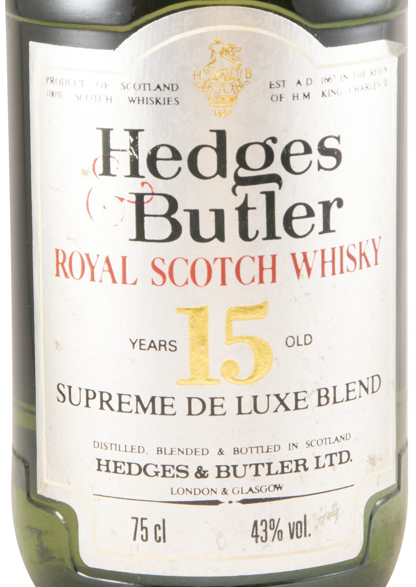 Hedges & Butler Royal Supreme 15 anos 75cl