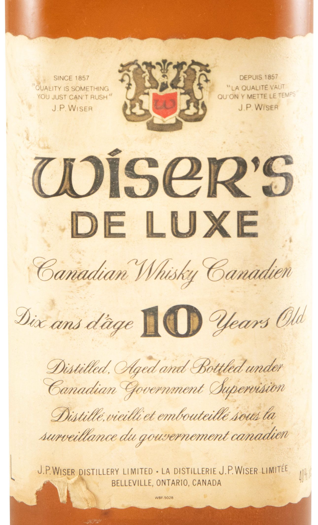 Wiser's de Luxe 10 years 1L