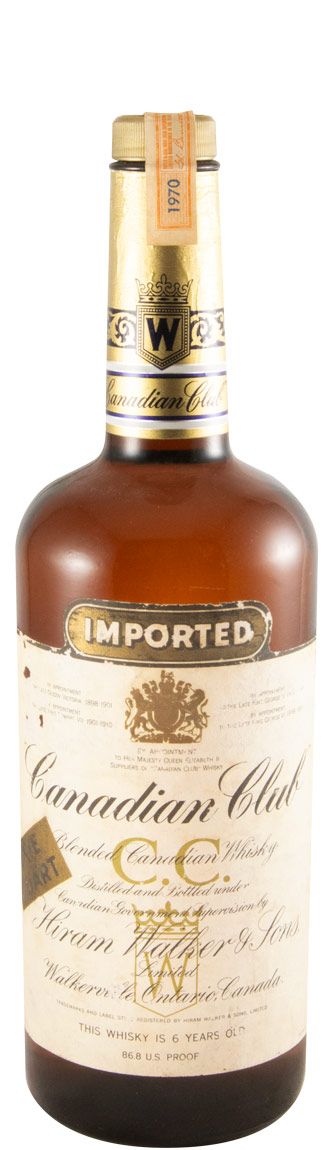 1970 Canadian Club 6 anos 1L