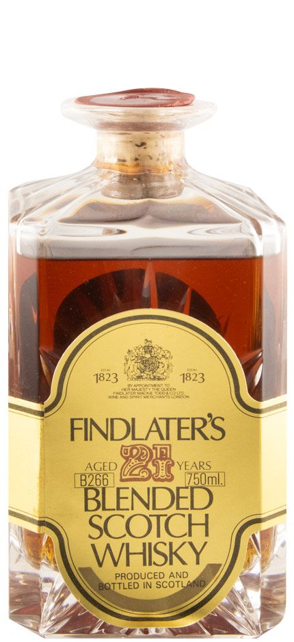 Findlater's 21 anos (garrafa de cristal) 75cl