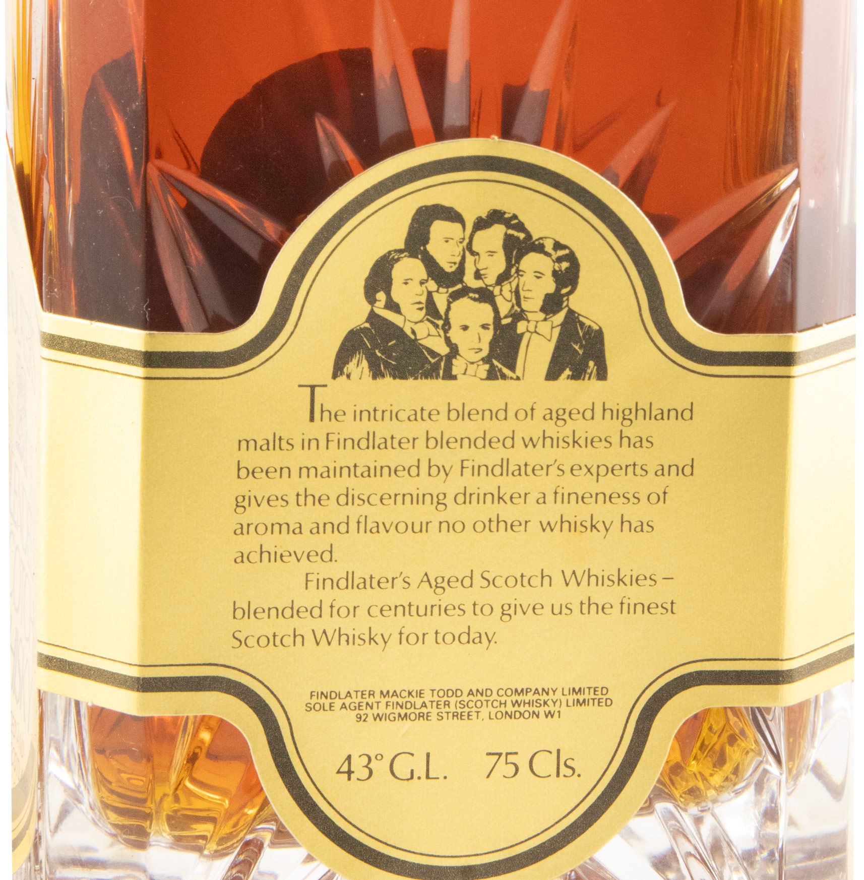 Findlater's 21 anos (garrafa de cristal) 75cl