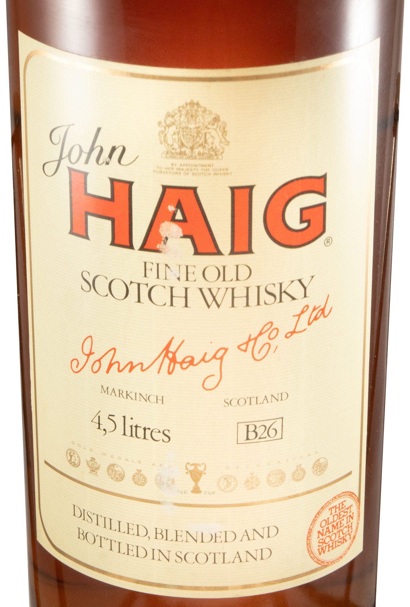 Haig Finest Old 4.5L