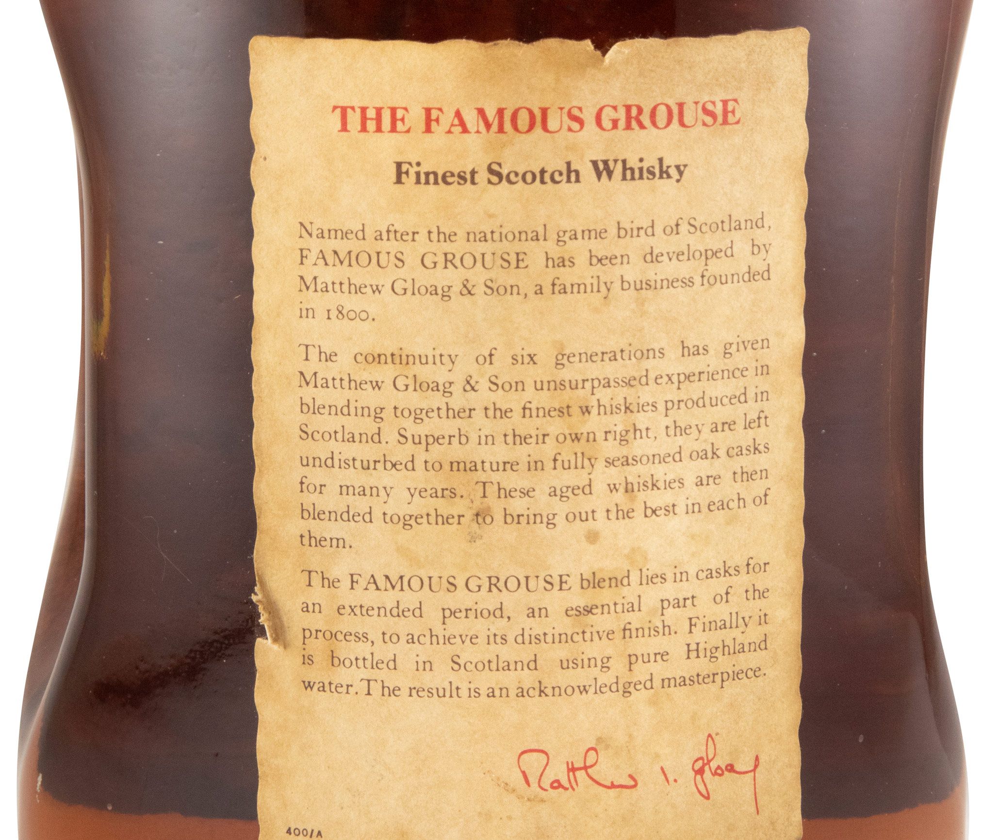 Famous Grouse (rótulo antigo) 2L