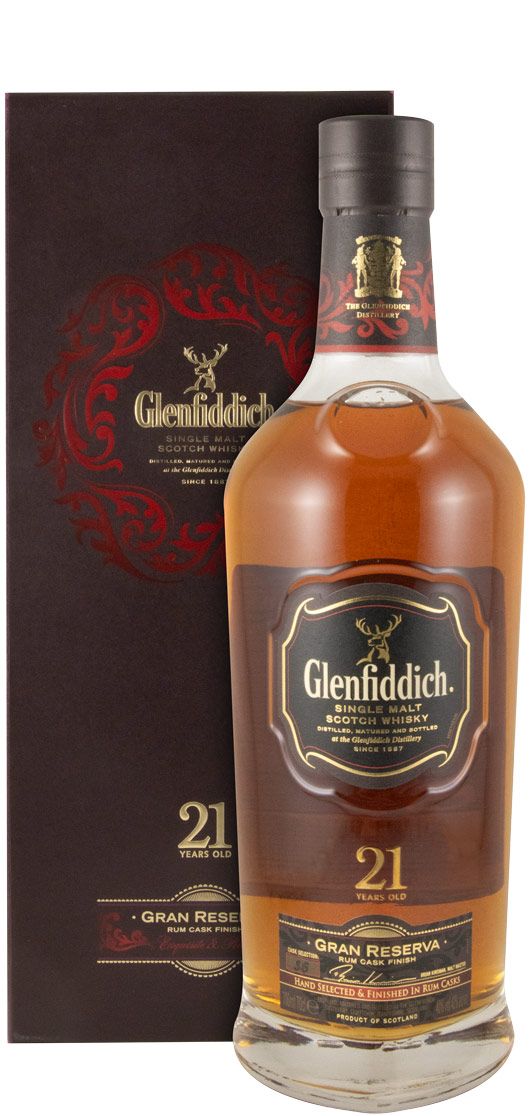 Glenfiddich Cask Selection 36 Gran Reserva Rum Cask Finish 21 anos