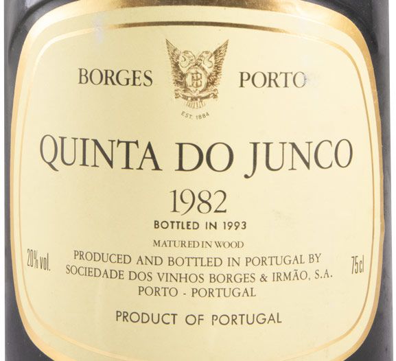 1982 Borges Quinta do Junco Colheita Port (bottled in 1993)