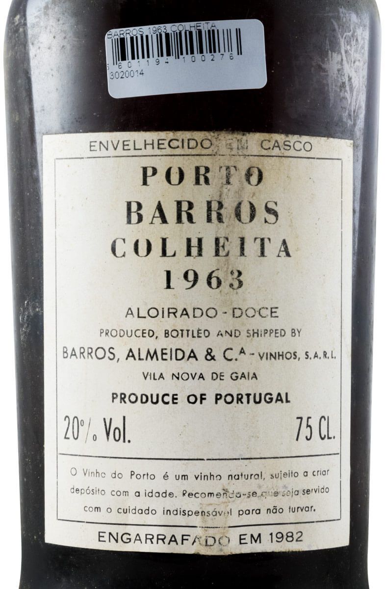 1963 Barros Colheita Port