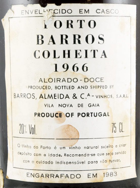 1966 Barros Colheita Port