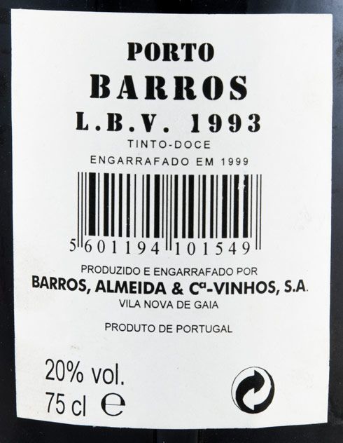 1993 Barros LBV Porto