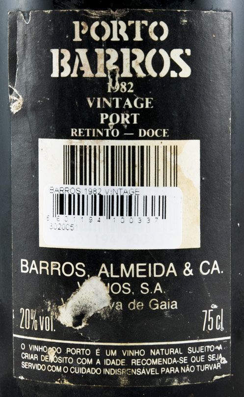 1982 Barros Vintage Porto