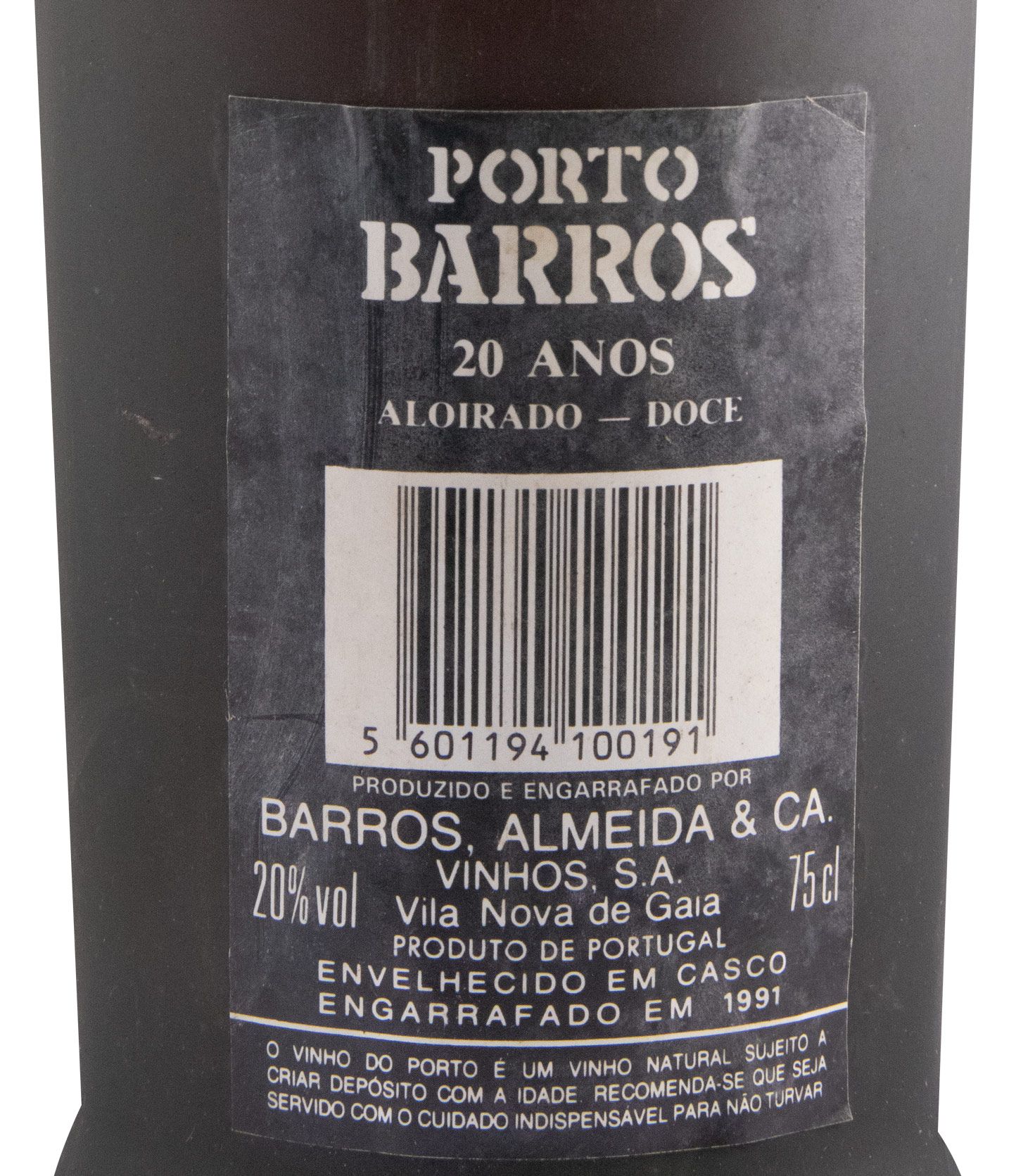 Barros 20 anos Port (bottled in 1991)
