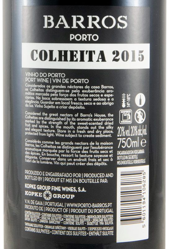 2015 Barros Colheita Porto