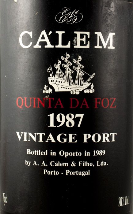 1987 Cálem Vintage Porto