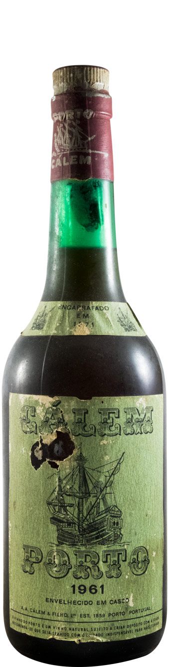 1961 Cálem Colheita Port (paper label)