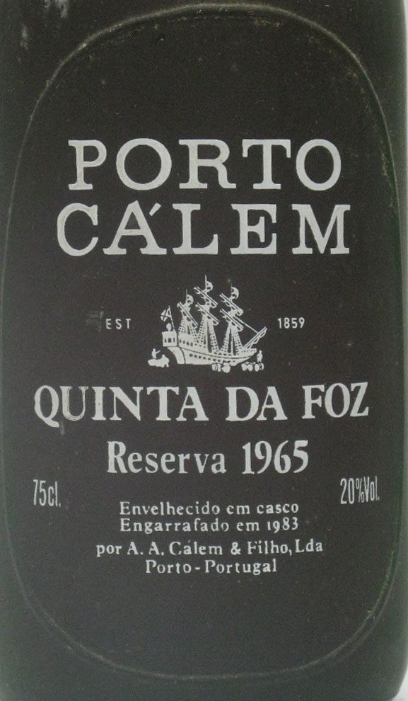 1965 Cálem Quinta da Foz Reserva Porto
