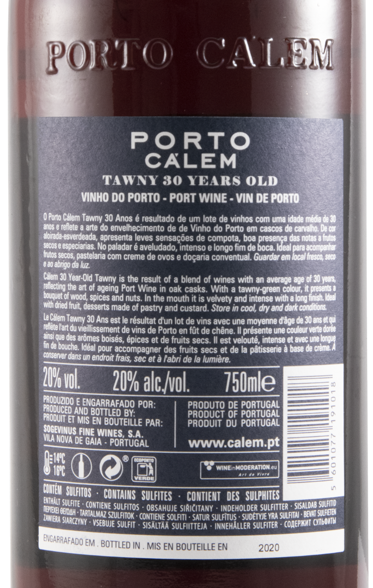Cálem 30 anos Porto