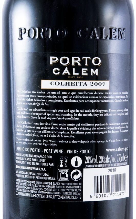 2007 Cálem Colheita Port