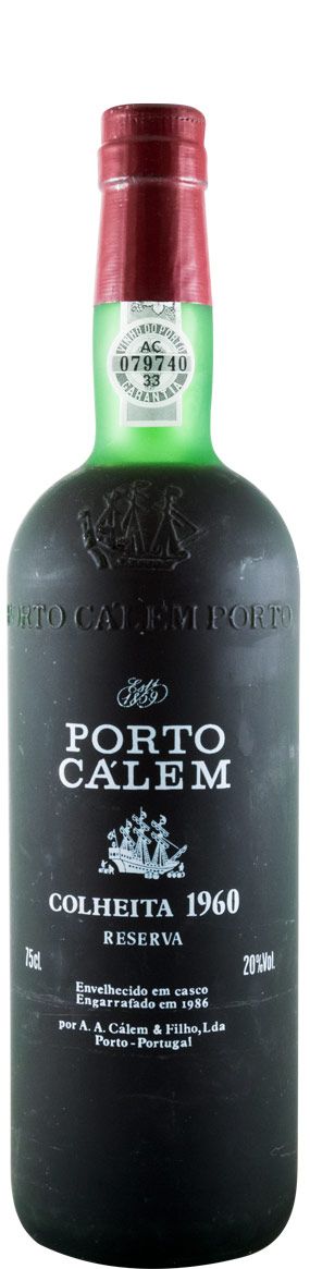 1960 Cálem Colheita Port (laser-engraved bottle)