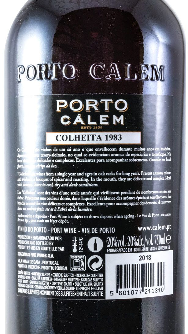 1983 Cálem Colheita Port