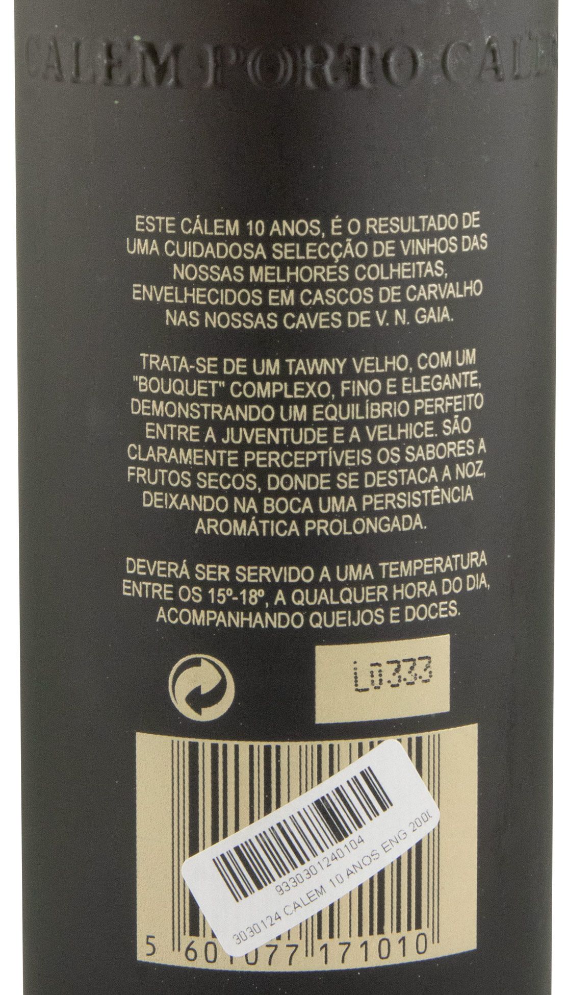 Cálem 10 years Port bottled in 2000)