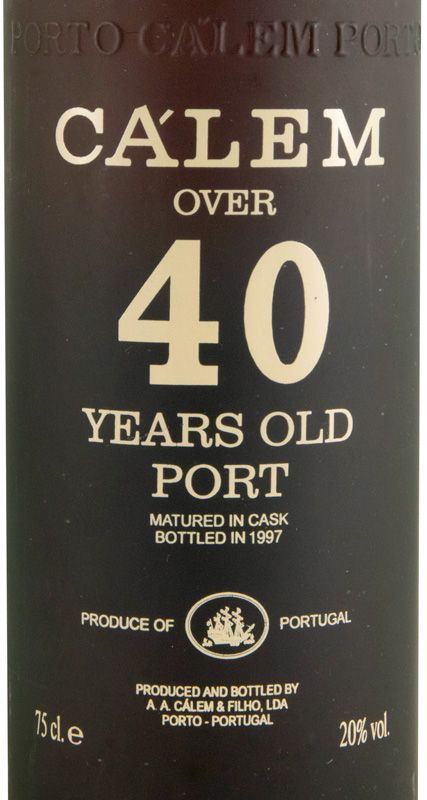 Cálem 40 anos Porto (garrafa antiga)