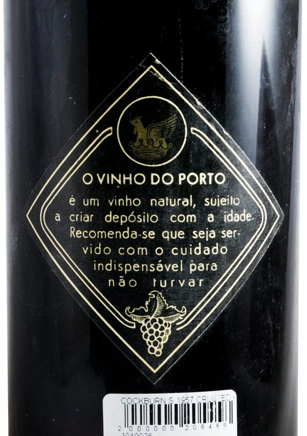1957 Cockburn's Crusted Porto (engarrafado em 1960)