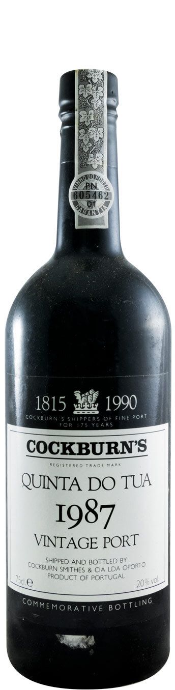 1987 Cockburn's Quinta do Tua Vintage Porto