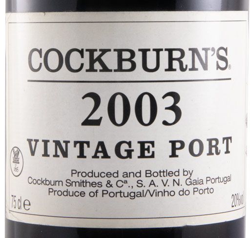 2003 Cockburn's Vintage Porto
