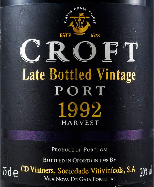 1992 Croft LBV Porto
