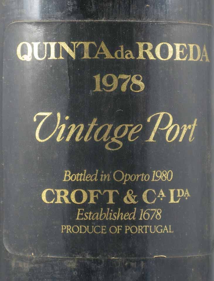 1978 Croft Quinta da Roêda Vintage Porto