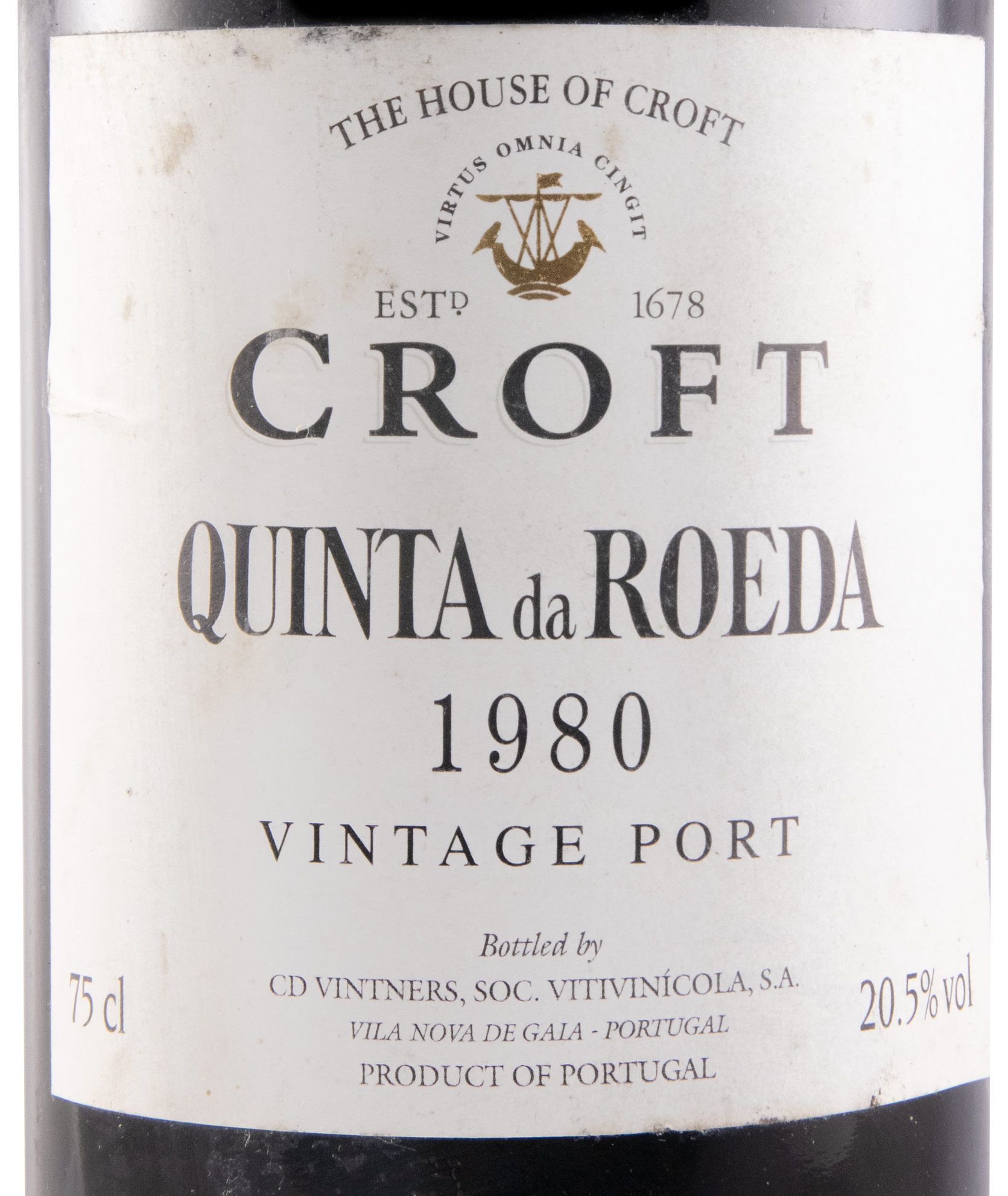 1980 Croft Quinta da Roêda Vintage Porto