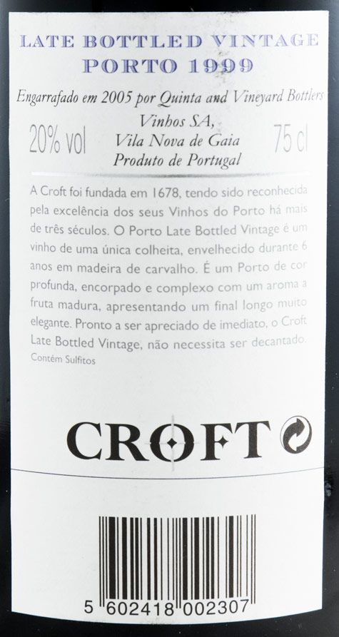 1999 Croft LBV Porto
