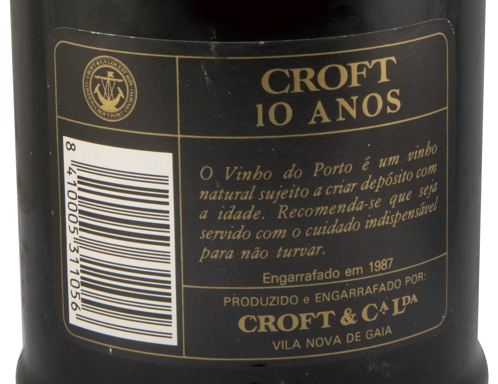 Croft 10 years Port (low bottle)