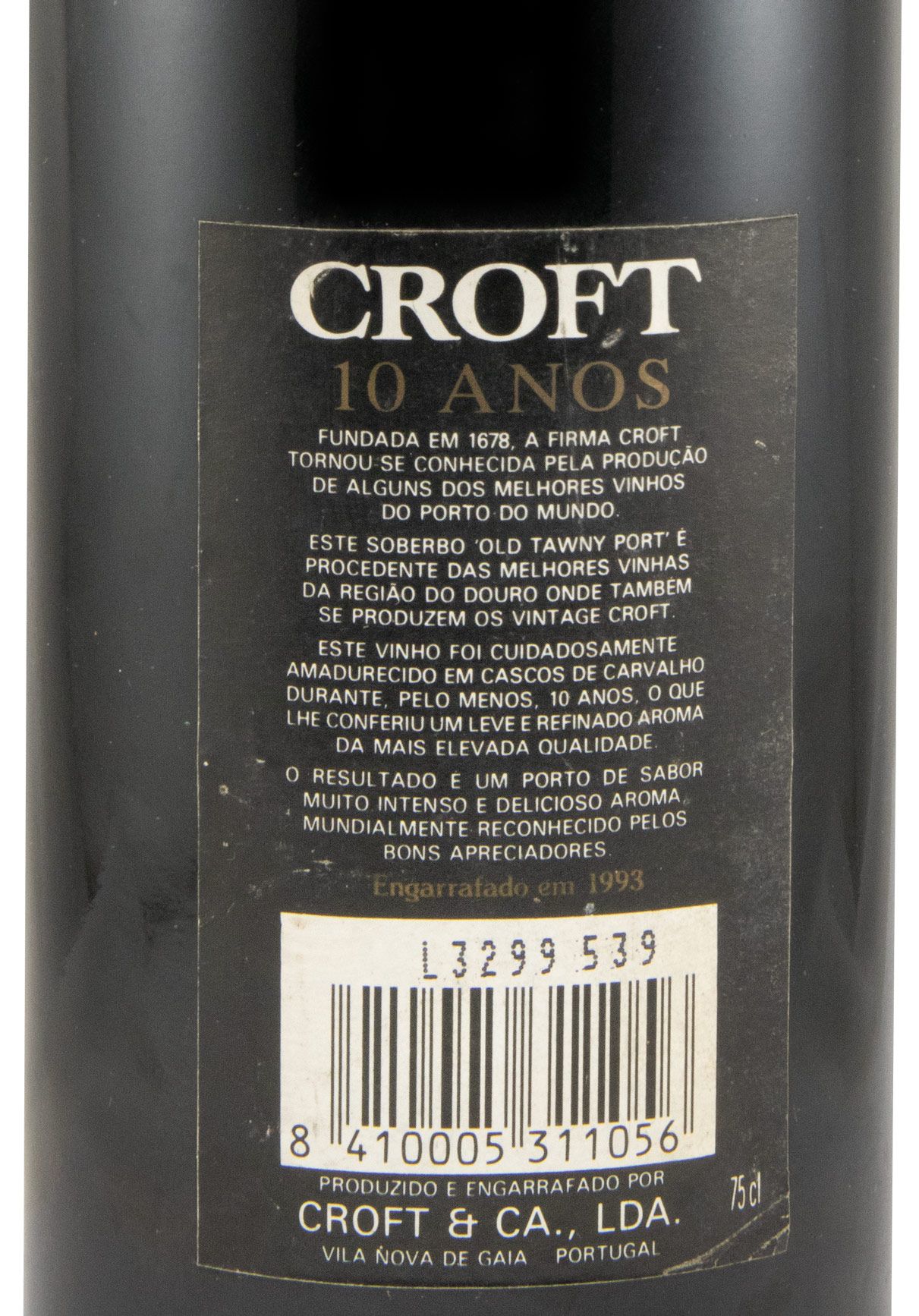 Croft 10 years Port (bottled in 1971)
