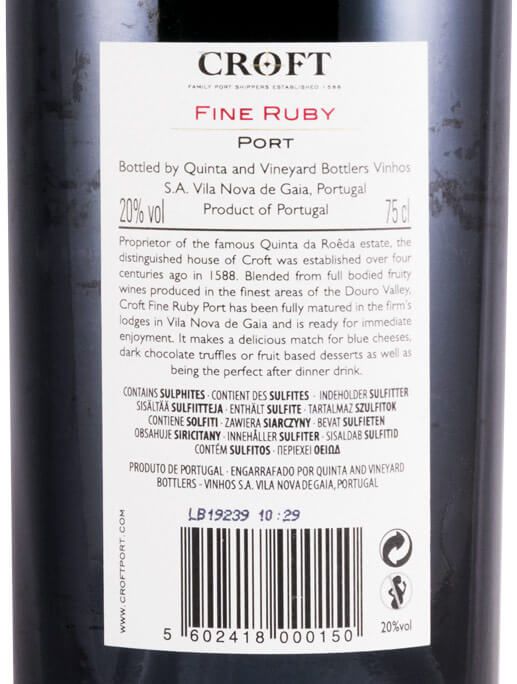 Croft Fine Ruby Porto