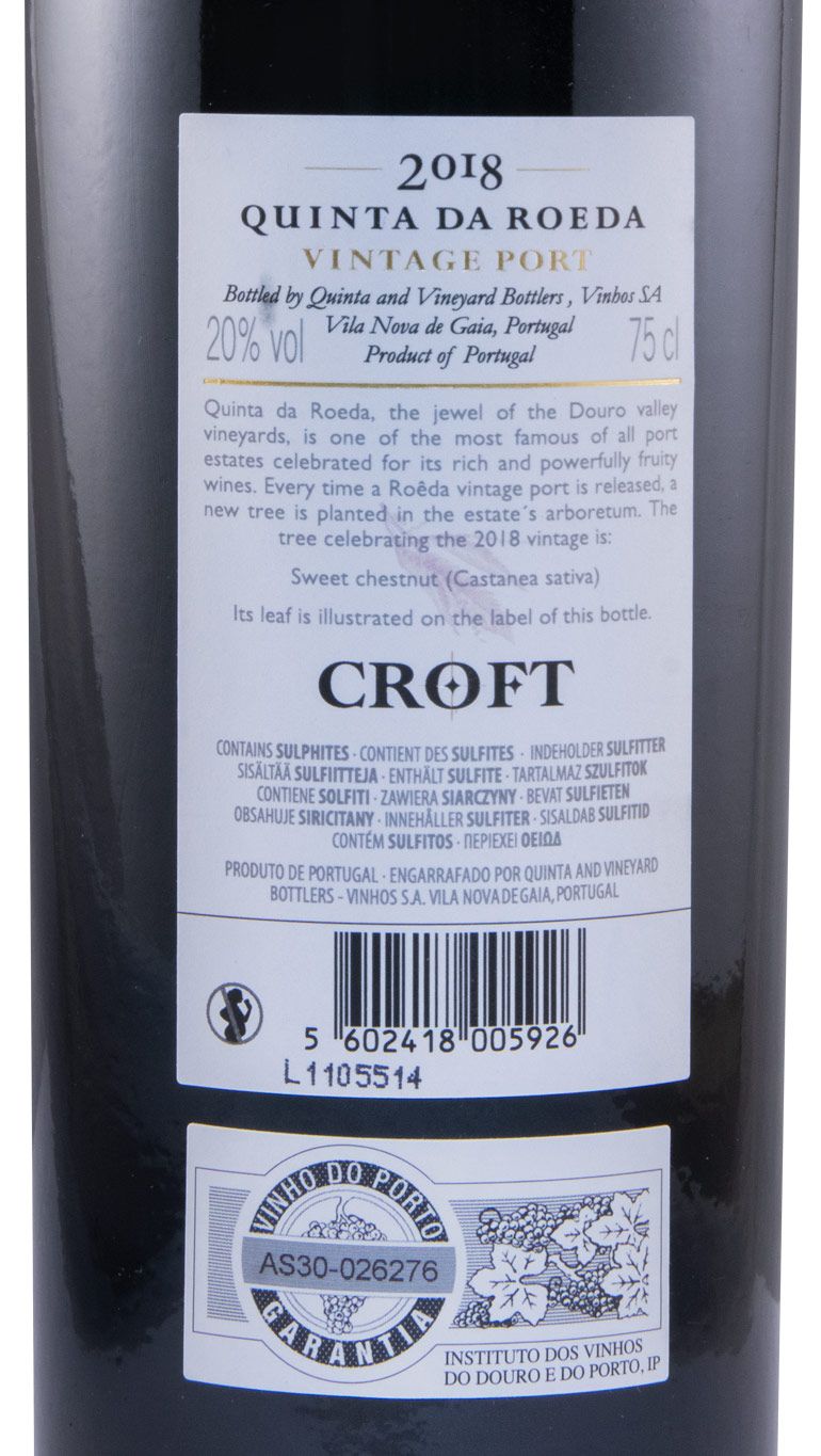 2018 Croft Quinta da Roêda Vintage Port
