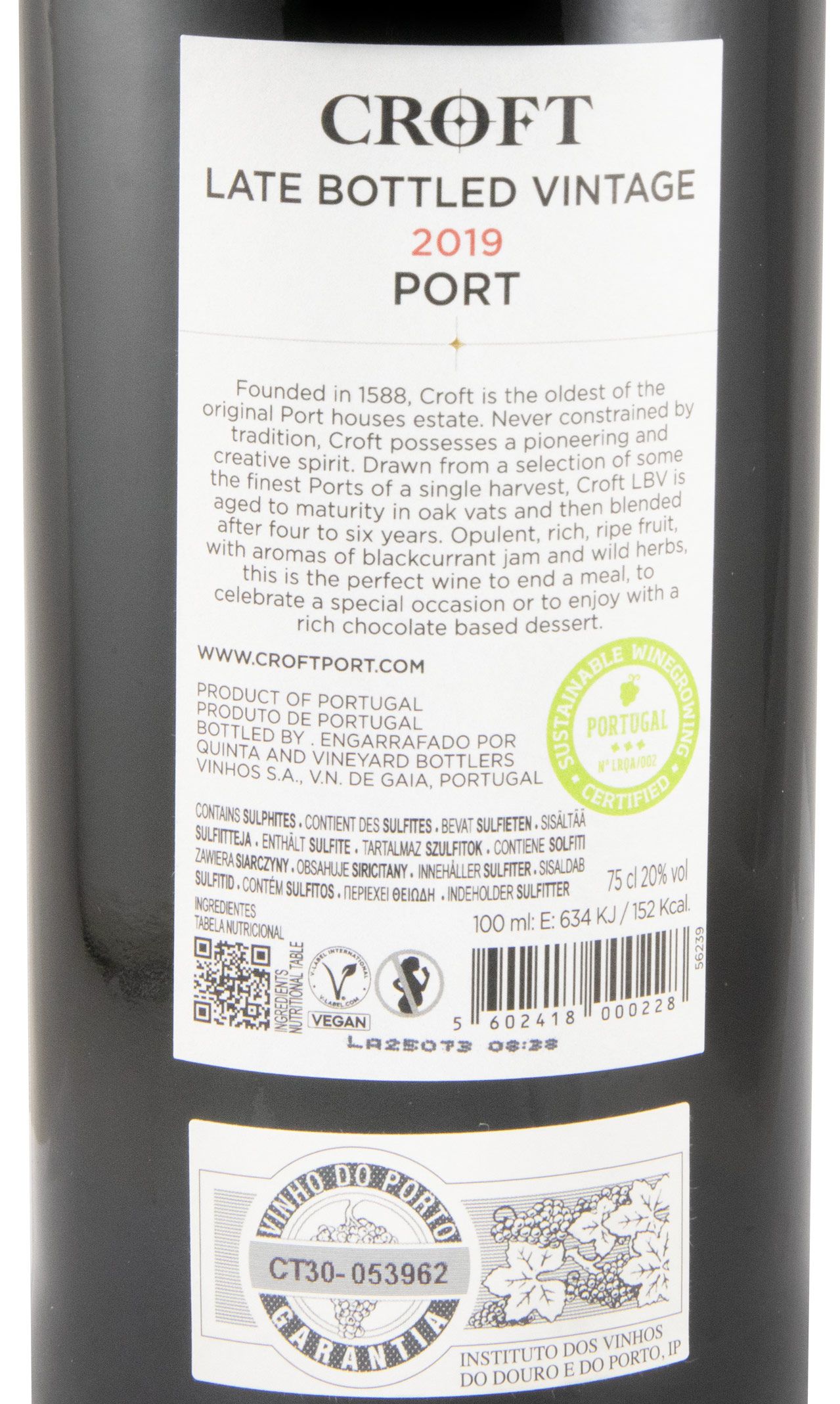 2019 Croft LBV Port