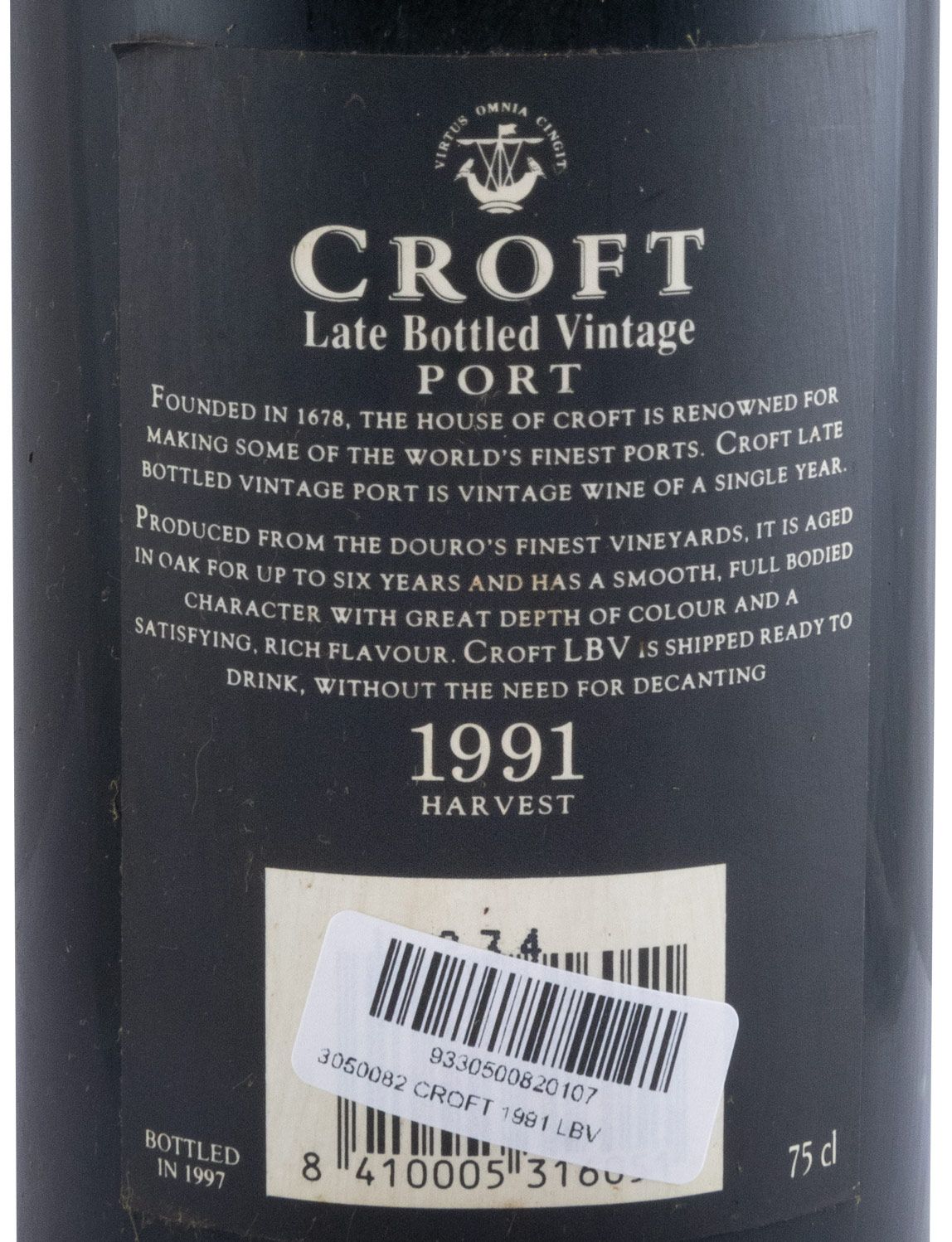 1991 Croft LBV Porto