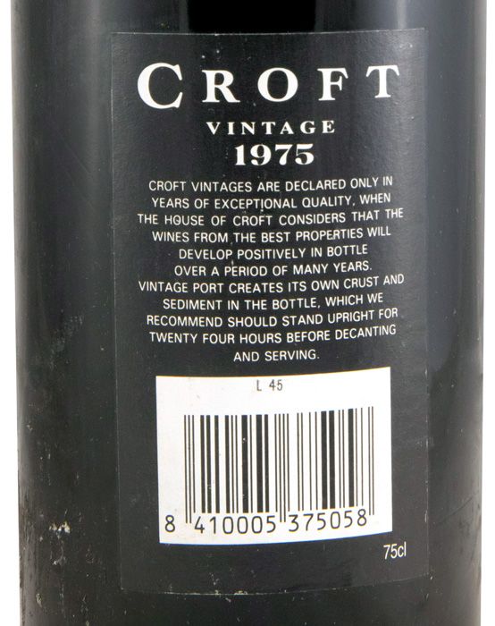 1975 Croft Vintage Porto
