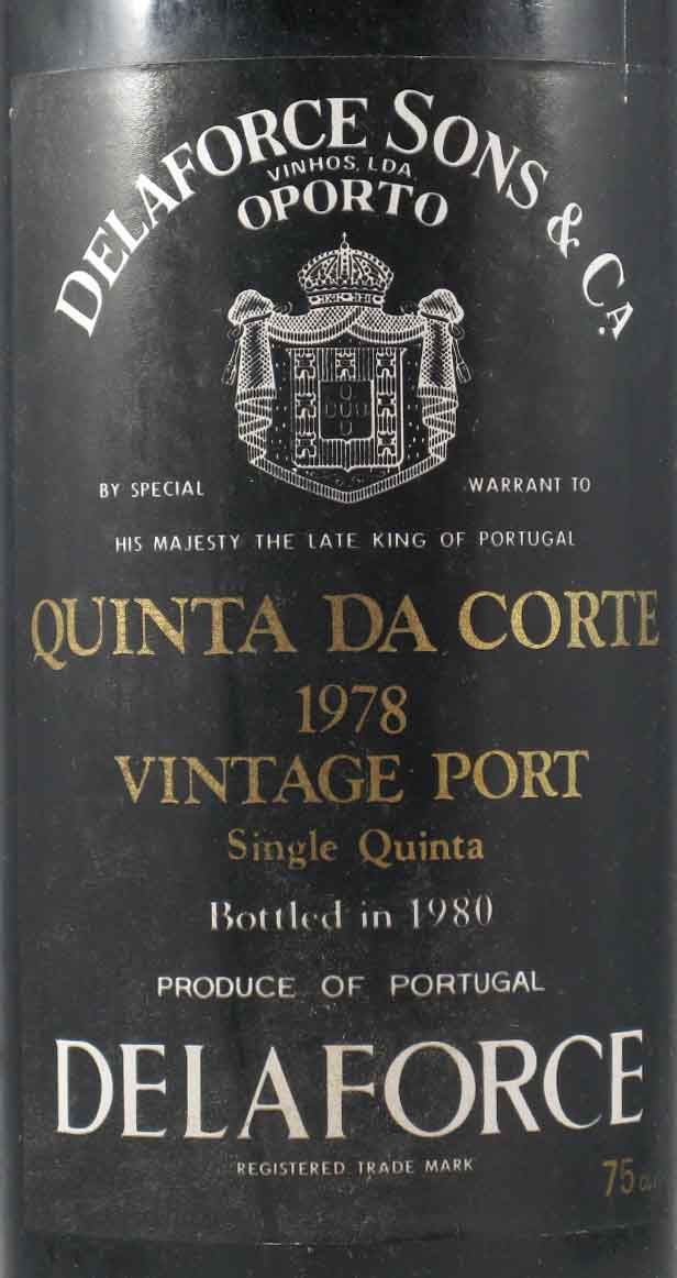 1978 Delaforce Quinta da Corte Vintage Porto