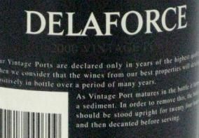 2000 Delaforce Vintage Port