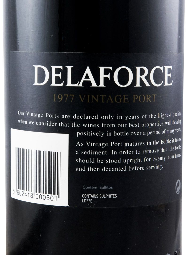 1977 Delaforce Vintage Porto